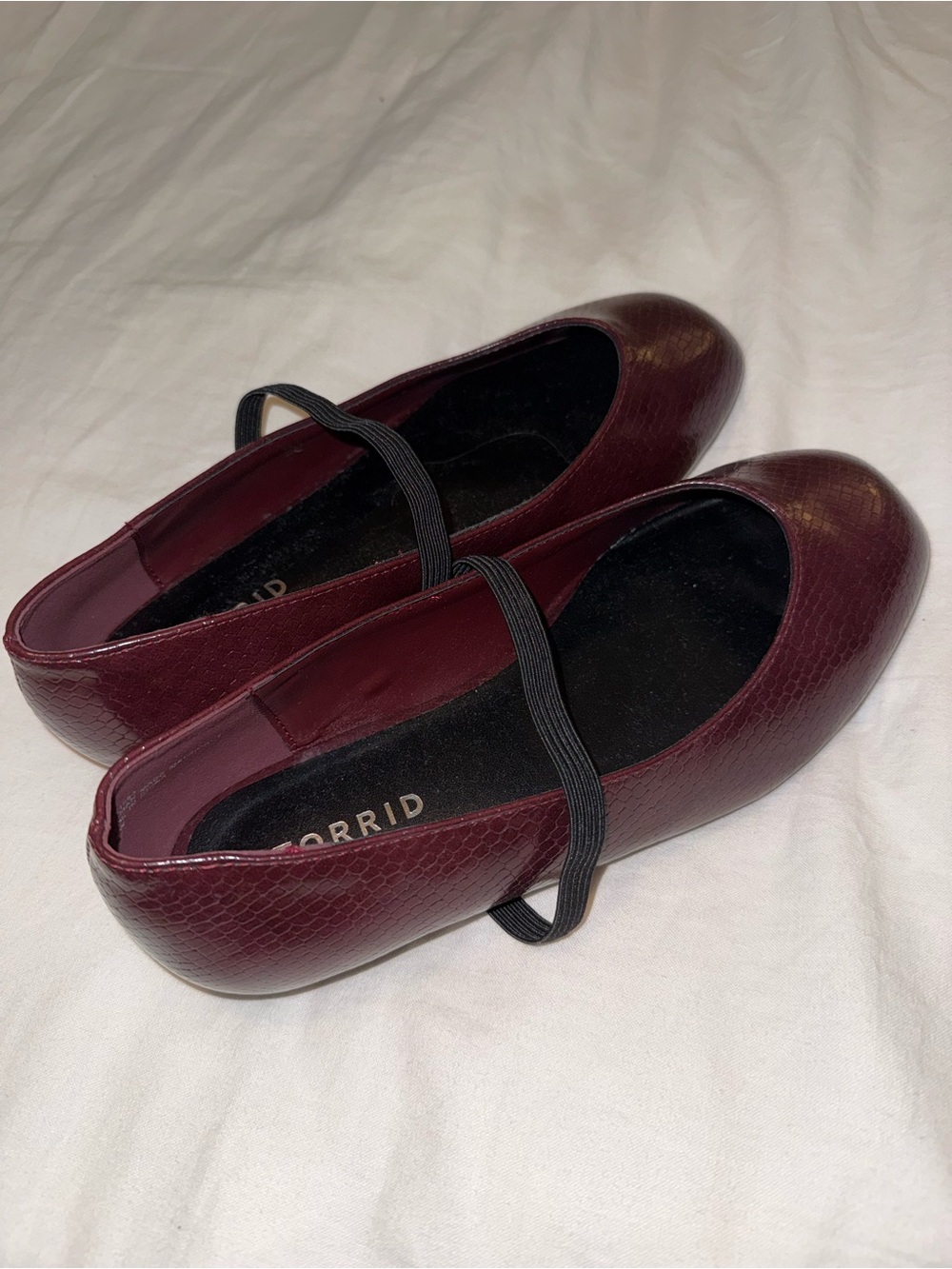 Torrid Burgundy Ballet Flats